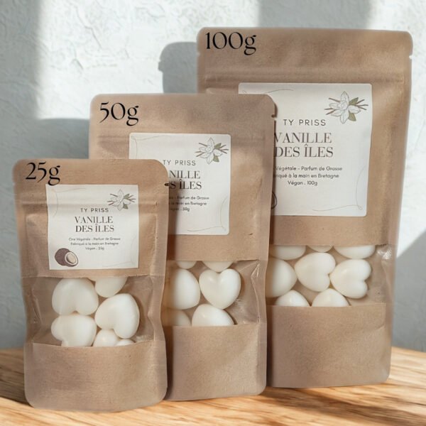 15 Cire parfumée à la vanille