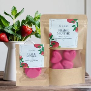Fondant parfumé Fraise et menthe