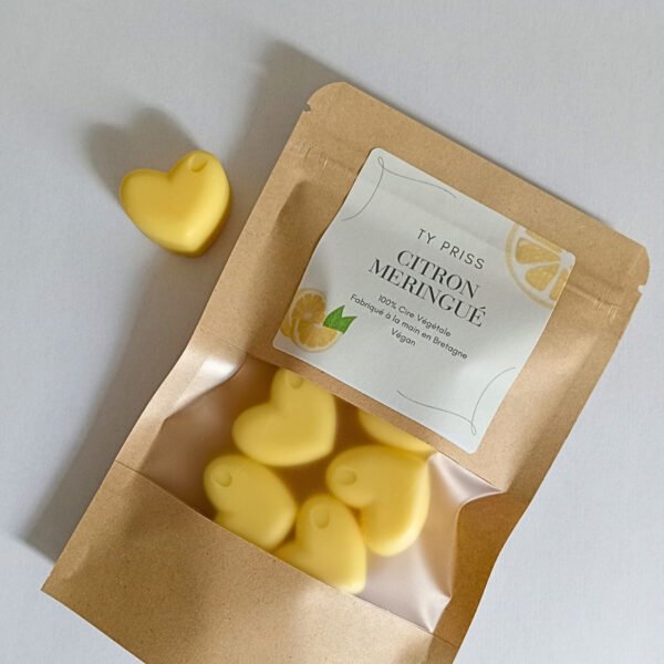 Fondant de cire parfumé citron meringué