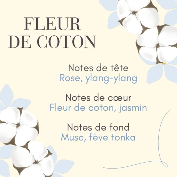 Parfum d'ambiance fleur de coton