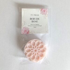Fondant de cire parfumé rose