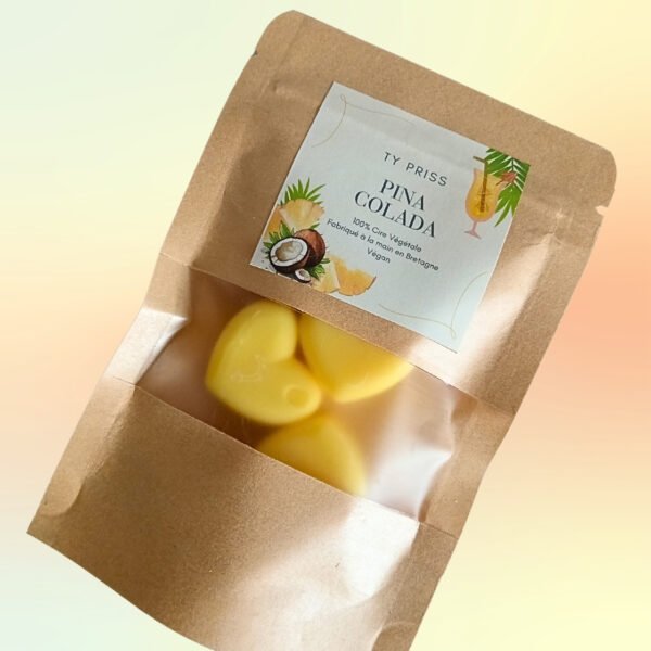 Fondant bougie parfum pina colada