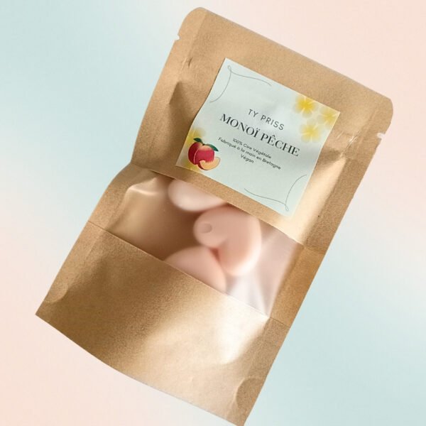 fondant parfumé monoï pêche
