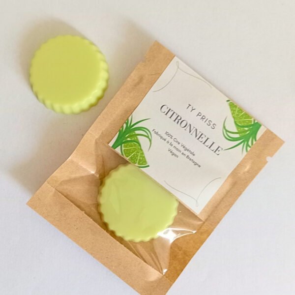 cire parfumée citronnelle