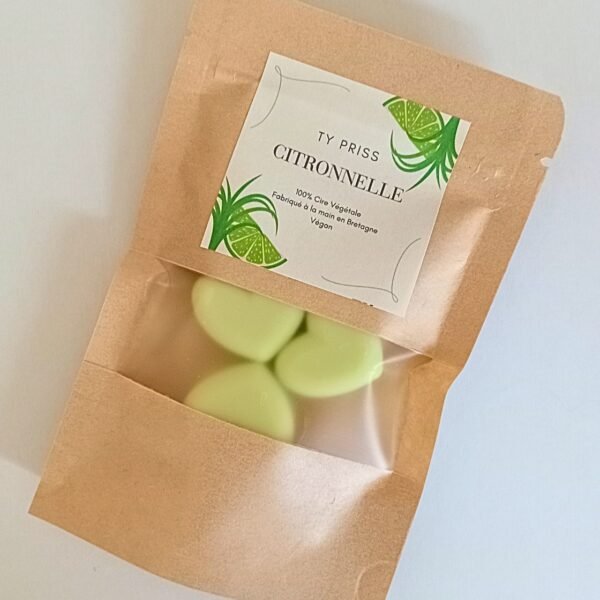Citronnelle Fondant de cire parfumée citronnelle