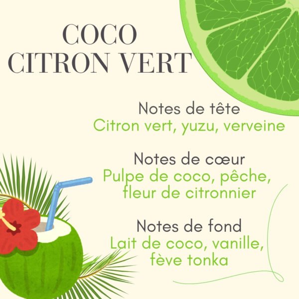 Parfum coco citron vert
