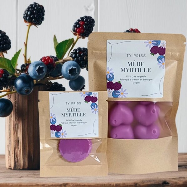 3 Fondant parfumé Mûre Myrtille