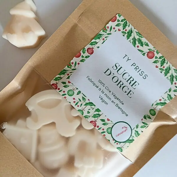 6 Fondant bougie sucre d'orge