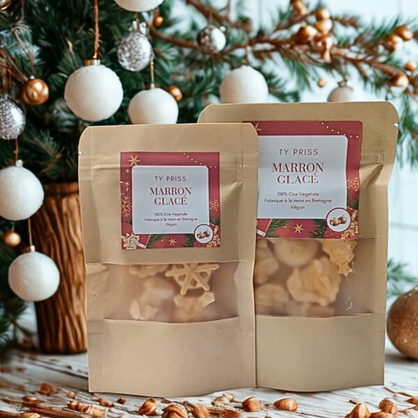 Fondant bougie marron glacé