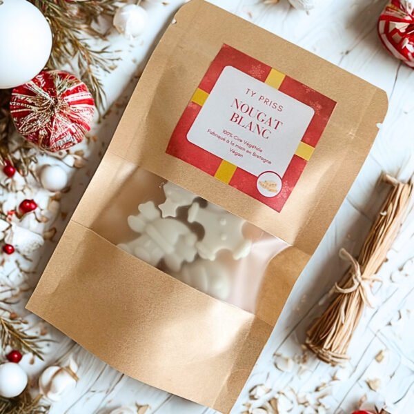 6 Fondant parfumé nougat blanc