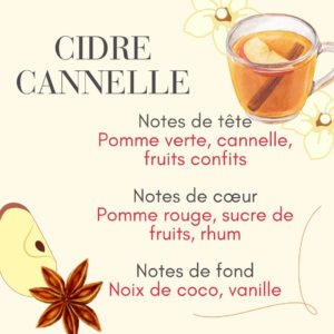 8 Parfum cidre cannelle