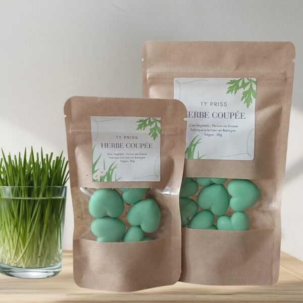 6 Fondant parfumé herbe coupée