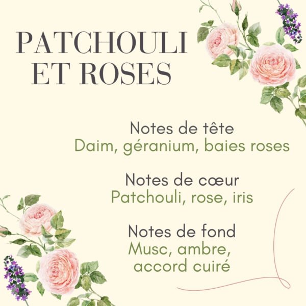 Parfum Patchouli et Roses