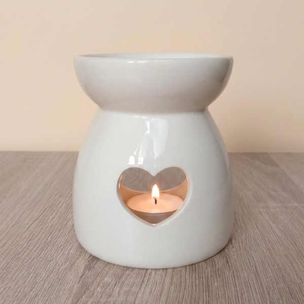 1 Brûle parfum coeur blanc