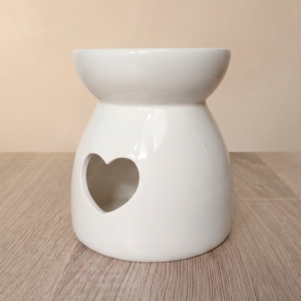 2 Brûleur coeur blanc
