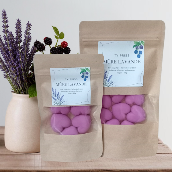 6 Fondant parfumé Mûre Lavande