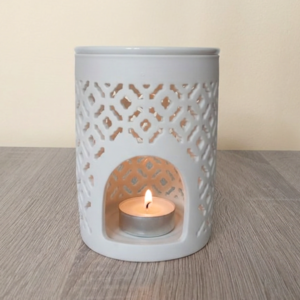 Quadrillé Brûle parfum blanc